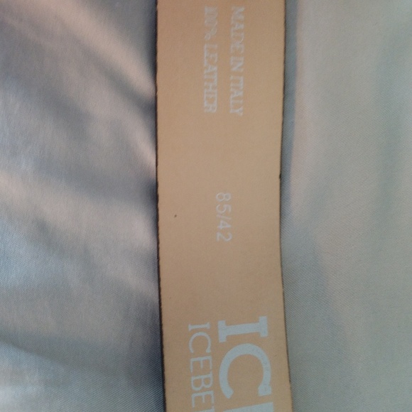 Iceberg brown leather belt - Picture 2 of 6